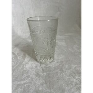 Sandwich Clear Stem 41‎ by Duncan Miller Glass Raised Design